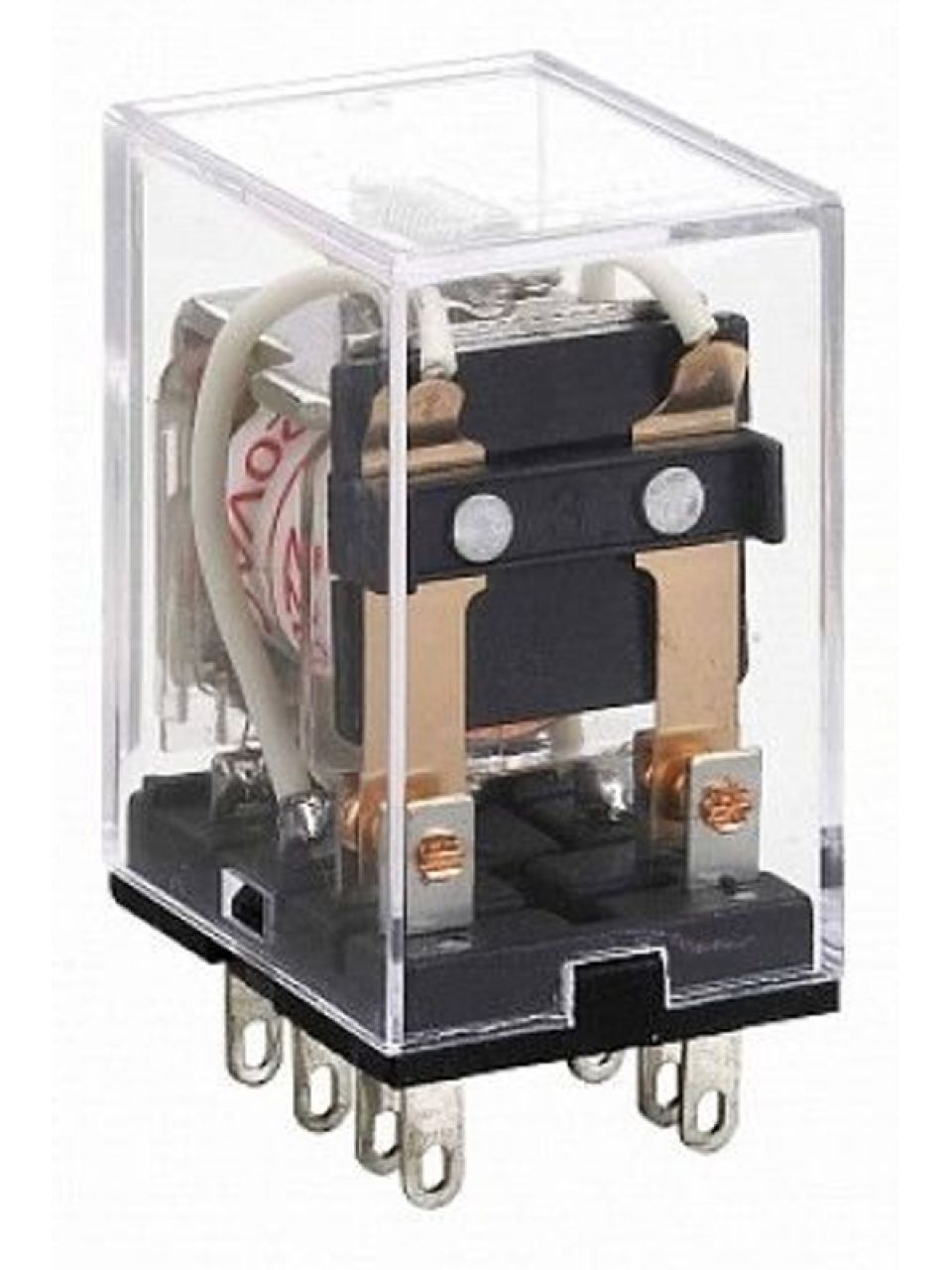 Промежуточное реле CHINT JZX-22F(D) 4 конт. с инд. LED 3А 220В AC