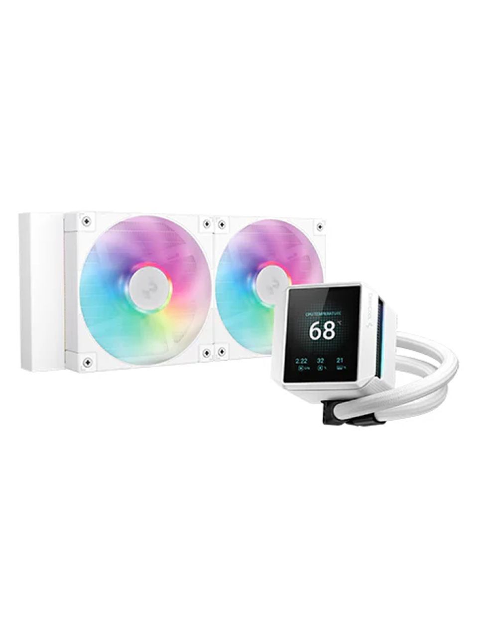 Кулер с водяным охлаждением Deepcool MYSTIQUE 240 WH ARGB