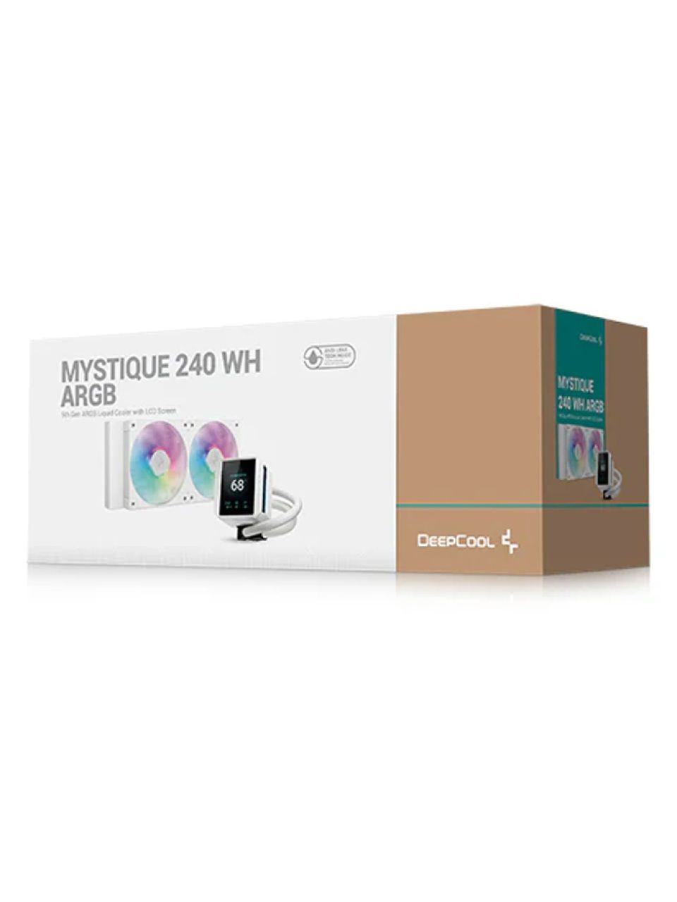 Кулер с водяным охлаждением Deepcool MYSTIQUE 240 WH ARGB
