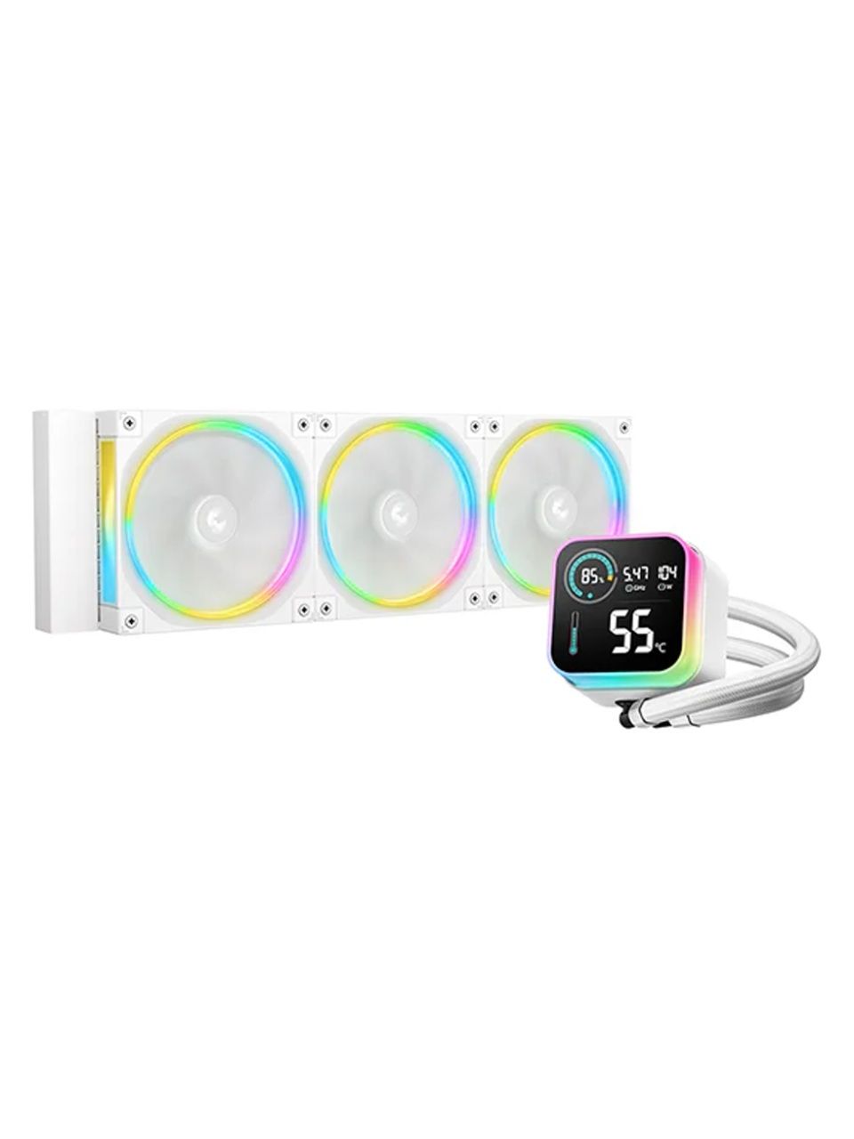 Кулер с водяным охлаждением Deepcool LQ360 ULTRA ARGB WH