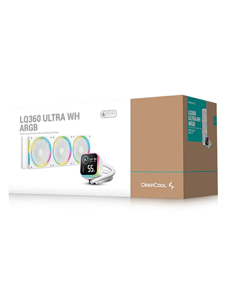 Кулер с водяным охлаждением Deepcool LQ360 ULTRA ARGB WH