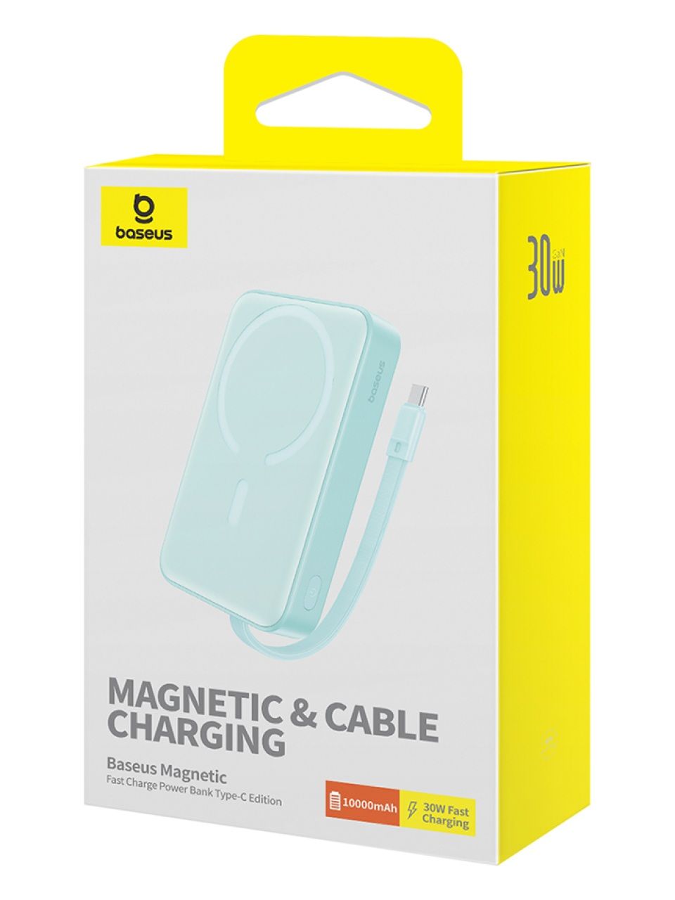 Портативный внешний аккумулятор Baseus Magnetic Mini 10000mAh 30W Blue (P1002210B333-00)