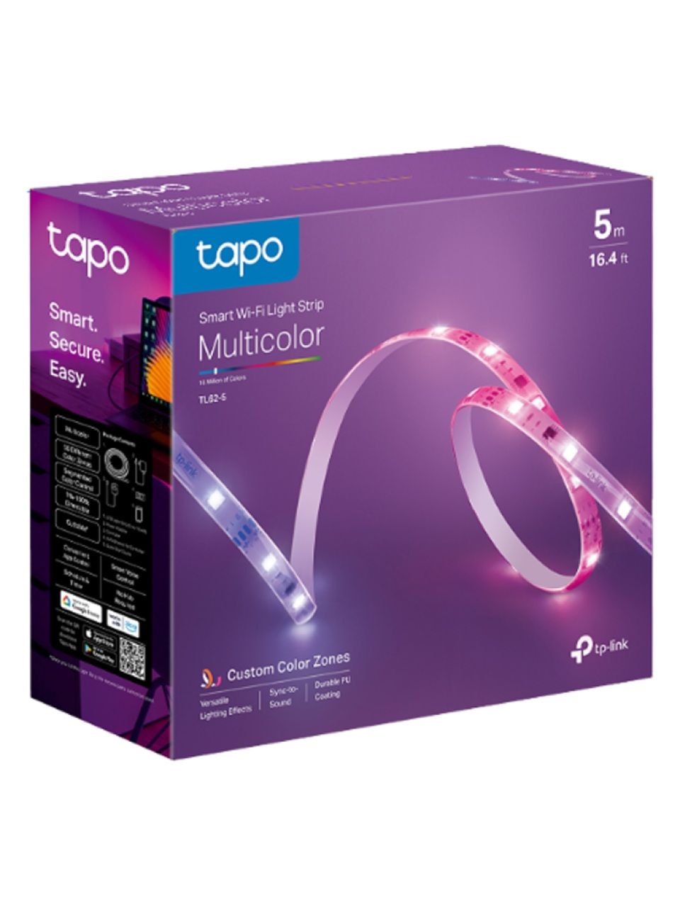 Умная светодиодная Wi-Fi лента TP-Link TL62-5