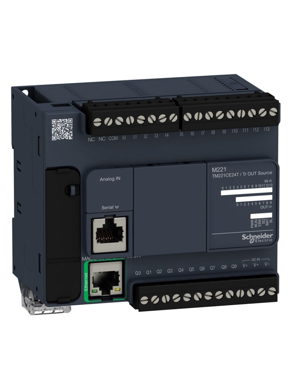 ПЛК M221-24IO SE TM221CE24T M221-24IO транзист источник ETH